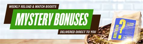Cafe Casino Weekly Mystery Bonus – Get Reload & Match Bonuses.